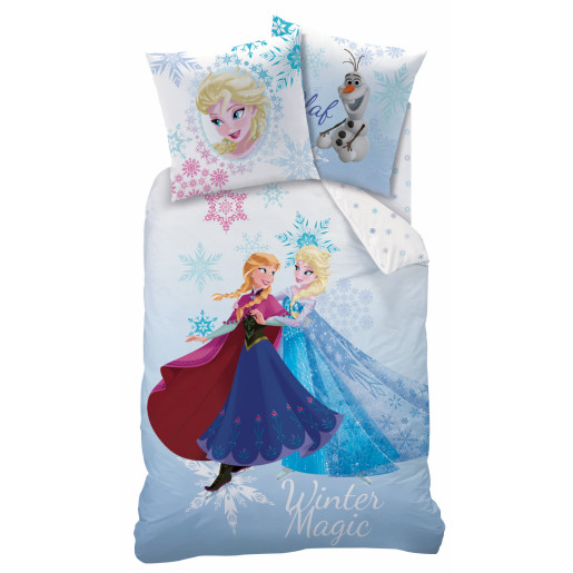 Parure housse de couette la Reine Des Neiges - en Polycoton - New d