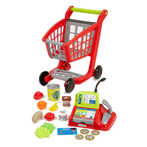 Chariot + caisse enregistreuse - ECOIFFIER
