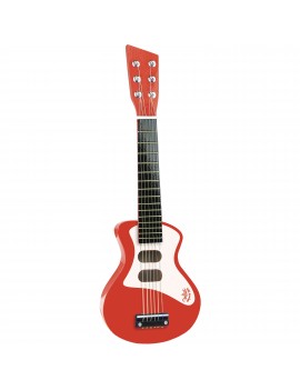 Guitare rock rouge