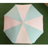 Parasol nylon anti uv 160 cm bleu
