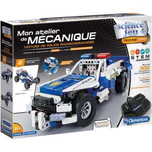Mon atelier mécanique voiture de police - CLEMENTONI