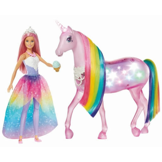 Poupée Barbie princesse dreamtopia arc en ciel - Barbie