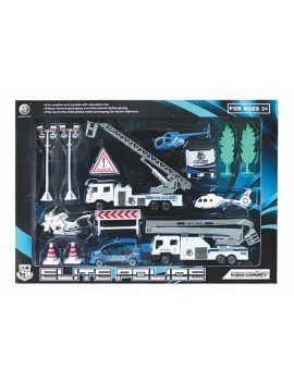 COFFRET 6 VEHICULES POLICE