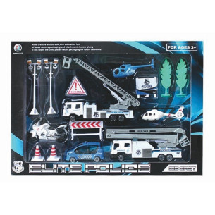 COFFRET 6 VEHICULES POLICE