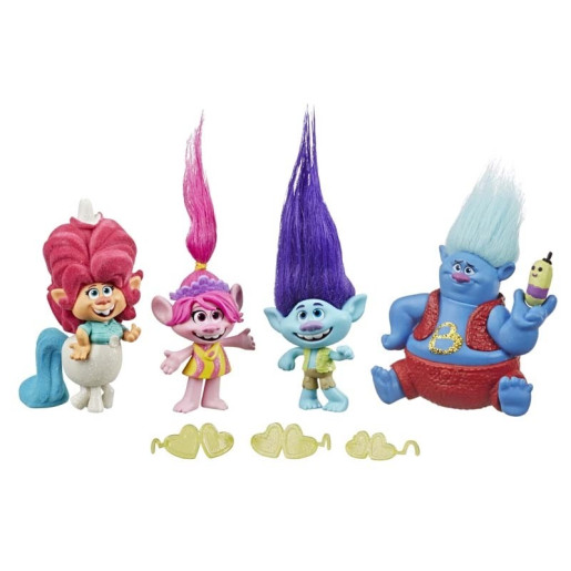Les trolls de Dreamworks - Hasbro - Pack de 5 Figurines