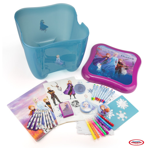 Coffret d'activités 3 en 1 - Reine des Neige - 60 pièces