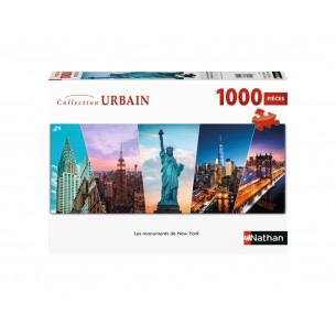 Puzzle 1000 pièces - Les monuments de New York - NATHAN
