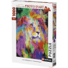 Puzzle 1000 pièces : lion majestueux - NATHAN