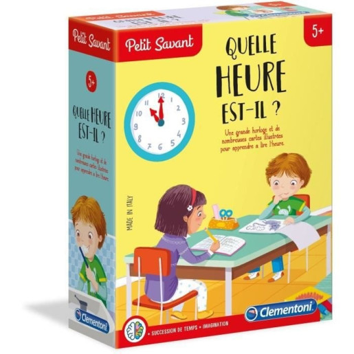 CLEMENTONI Petit Savant - Quelle heure est-il ?