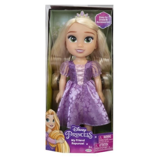 DISNEY PRINCESS Poupée Princesse Raiponce en plastique - 38 cm