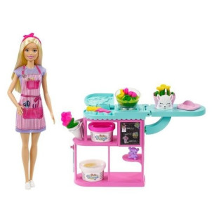 Coffret Barbie Fleuriste -...