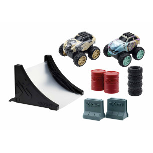 Exost Jump - Pack Duo - 2 voitures et accessoires - SILVERLIT