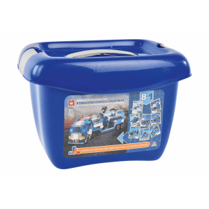 Véhicule à construire baril 73 pièces - AULDEY TOYS