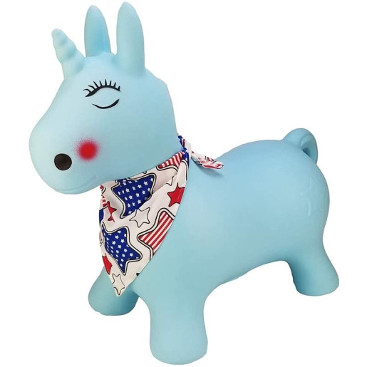 Animal sauteur licorne avec foulard - FUNBEE