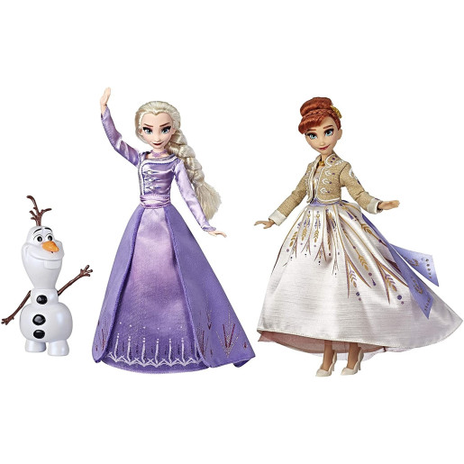 Poupées Anna Elsa et Olaf - La reine des neiges 2 - disney
