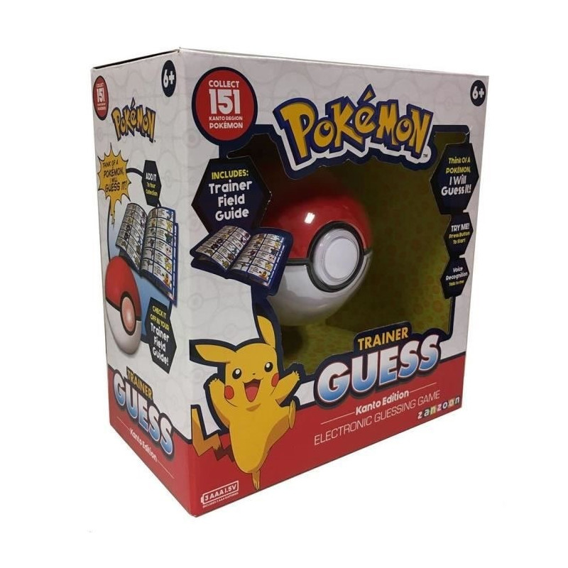 Poké Ball Intéractive Pokémon Dresseur Guess - BANDAI
