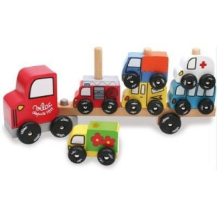 Voitures bois Empil'Auto - VILAC