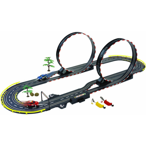 Circuit de voiture electrique avec loopings