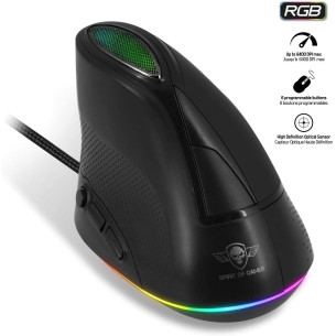 Souris Ergo Elite - Rétro Eclairage - SPIRIT OF GAMER