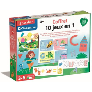 Coffret 10 jeux en 1 - CLEMENTONI