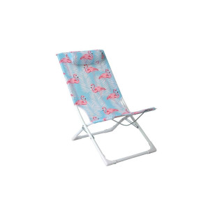 Fauteuil de Plage pliant - Copacabana - Flamants Rose