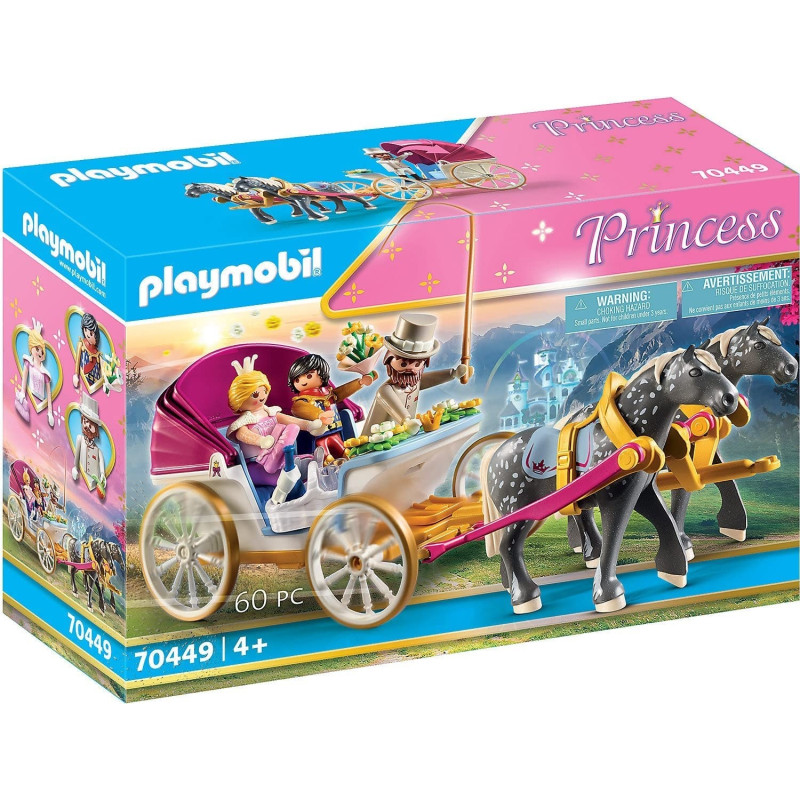 Calèche et couple royal Playmobil Princess - PLAYMOBIL