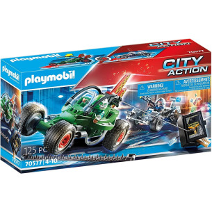 Karts de policier et bandit - City Action - PLAYMOBIL