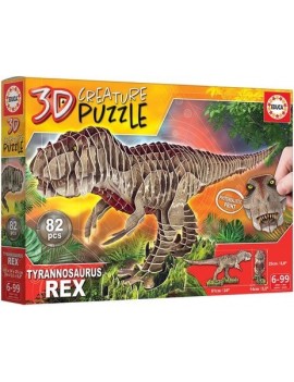 T-Rex 3D Creature Puzzle -...