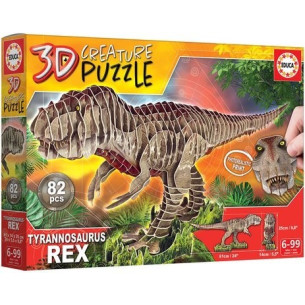 T-Rex 3D Creature Puzzle -...