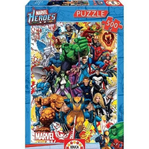 Puzzle 500 Les Héros de Marvel - EDUCA