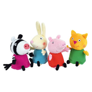 Peppa Pig Coffret 4 peluches