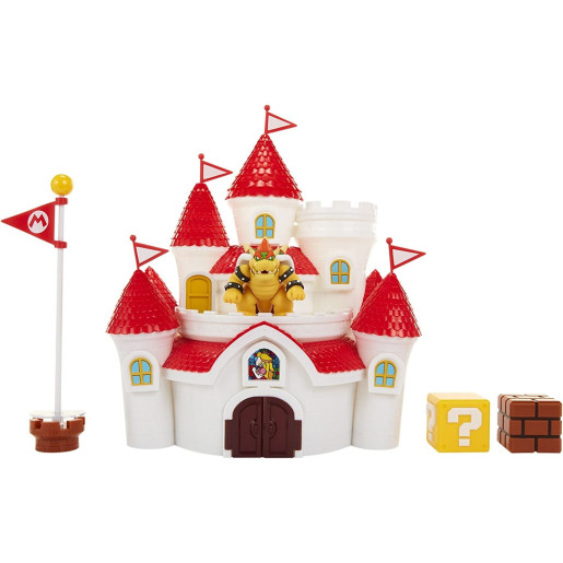 Playset Château Royaume Champignon + Figurine - Super Mario - JAKKS PACIFIC