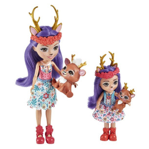 Poupées - Enchantimals - Danessa biche et petite soeur - MATTEL