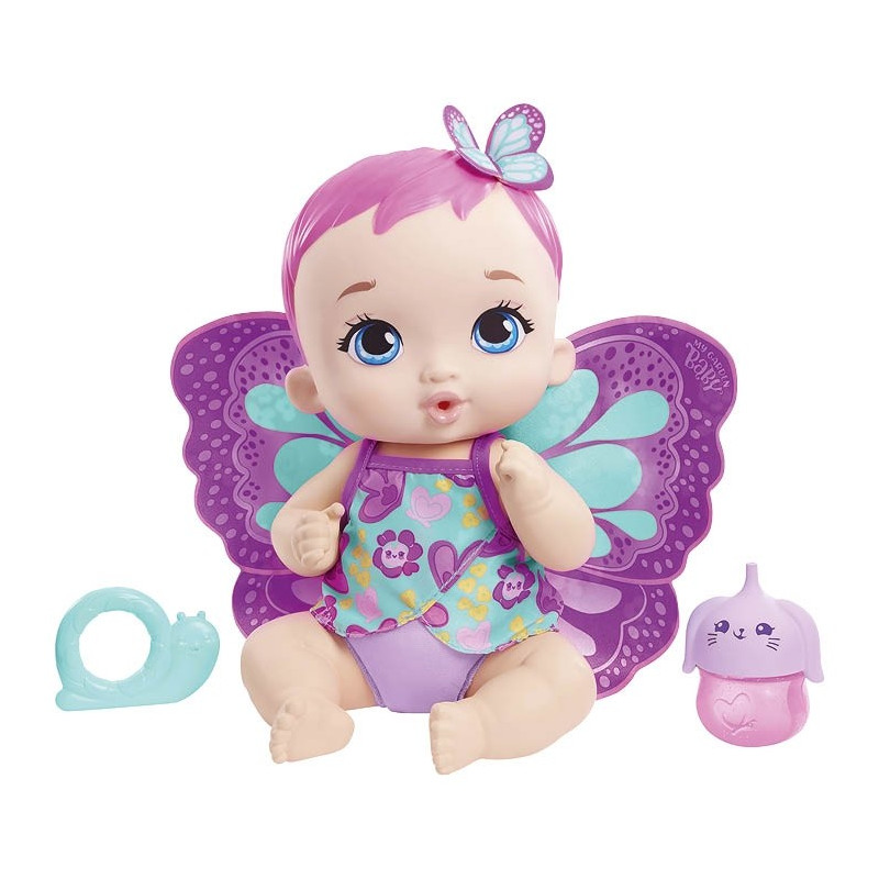 Bébé Papillon - Garden Baby boit et fait pipi - MATTEL