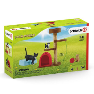 Aire de jeux pour chats adorables - SCHLEICH