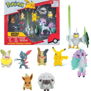 PACK DE 8 FIGURINES POKEMON