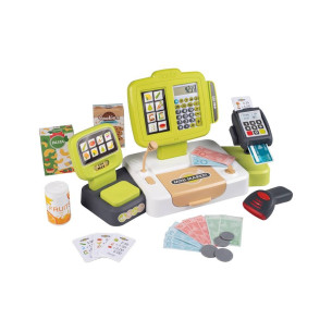 Smoby grande caisse enregistreuse - 30 accessoires inclus - des 3 ans