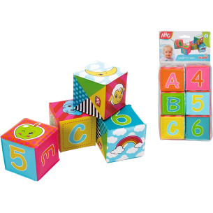 Abc cubes souples empilables multicolors - ABC