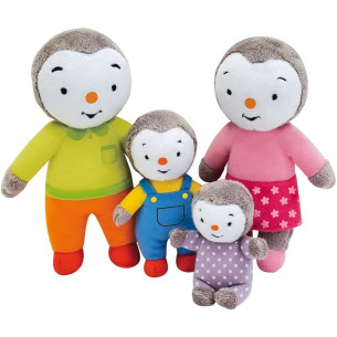 coffret 4 peluches t'choupi...