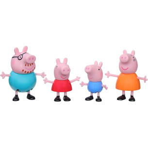 pack peppa pig famille 4 figurines