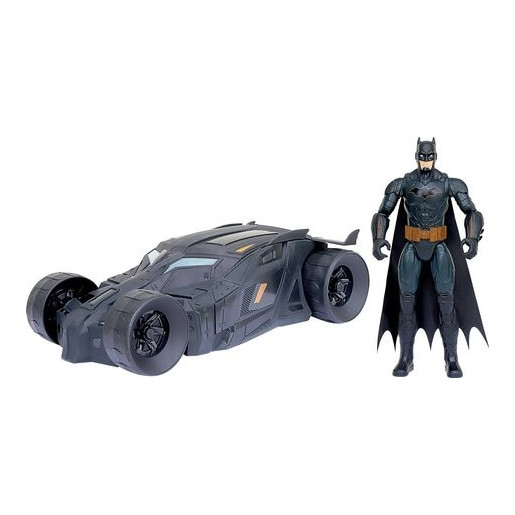 DC Comics BATMAN - PACK BATMOBILE + FIGURINE BATMAN 30 CM - - Véhicule  Batmobile Et