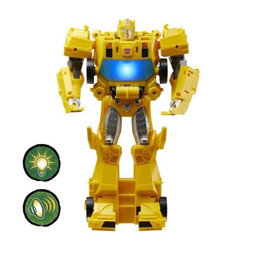 Figurine Transformers Bumblebee Cyberverse Adventures Dinobots Unite Roll  N' Change 25cm - TRANFORMERS