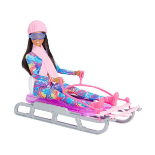Barbie et sa Luge - Barbie - MATTEL