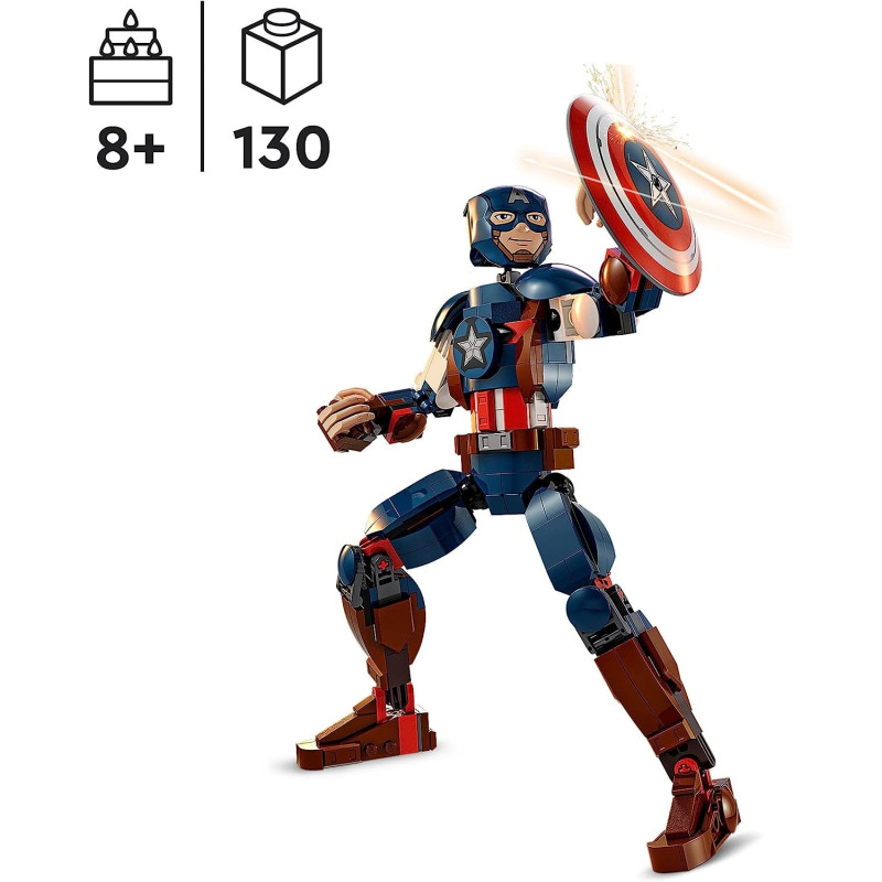 Figurine captain america -LEGO®