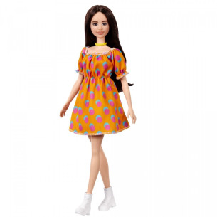 Barbie Fashionistas Robe orange - Barbie - MATTEL