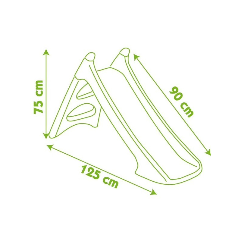 Toboggan vert/rose - SMOBY