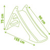 Toboggan vert/rose - SMOBY