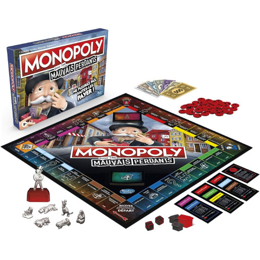 Jeu de société Monopoly Mauvais Perdants -HASBRO