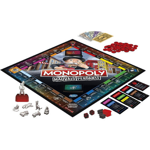 Jeu de société Monopoly Mauvais Perdants -HASBRO