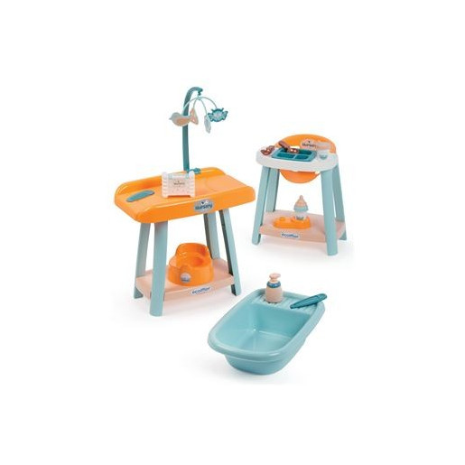 Playset Ecoiffier 3 en 1 Nursery - Accessoire poupée - Achat & prix